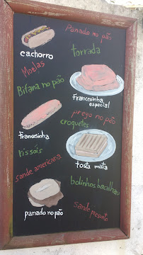 Menu / carte de Cafetaria Jardim à Vila do Conde
