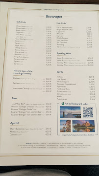 Menu du Restaurant LUKAS à Schwerin
