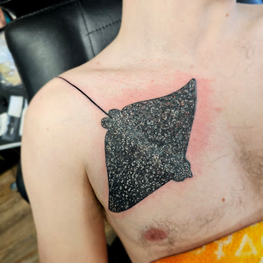 Explore mother daughter son tattoo ideas, creative tattoo ideas in Traverse City, available at Pinups & Needles