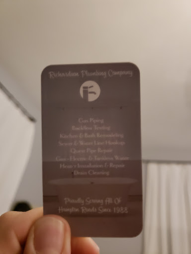 Plumber «Richardson Plumbing Co», reviews and photos, 1469 Butts Station Rd, Chesapeake, VA 23320, USA