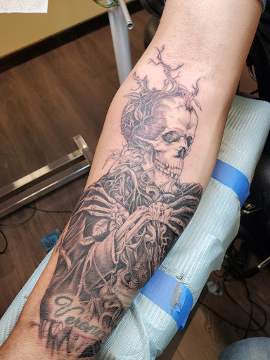 Explore tattoo ideas collarbone, creative tattoo ideas in Peoria, available at Guerrilla Ink Tattoos