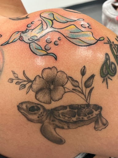 Explore mechanical tattoo sleeve ideas, creative tattoo ideas in La Vista, available at InkedUp Needles