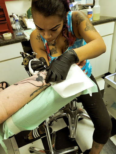 Explore scary movie tattoo ideas, creative tattoo ideas in Wilton, available at Rubber Monkey Tattoo Shop