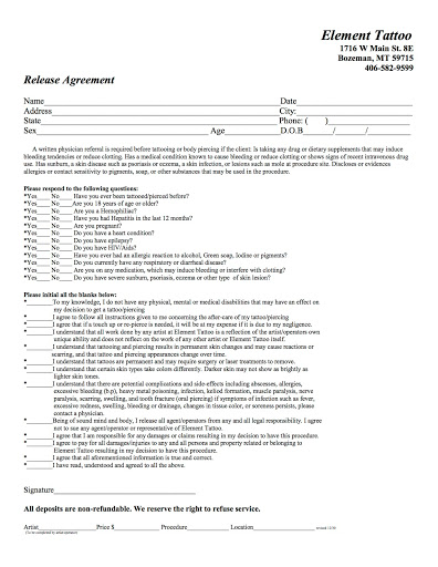 Tattoo Shop «Element Tattoo», reviews and photos, 1716 W Main St #8E, Bozeman, MT 59715, USA