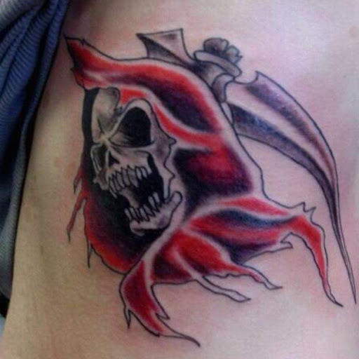 Explore patriotic tattoo sleeve ideas, creative tattoo ideas in Savannah, available at Tattoo Addictions