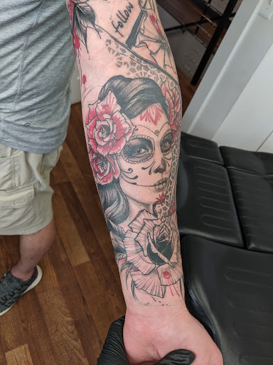 Explore persona 3 tattoo ideas, creative tattoo ideas in Plymouth, available at North Main Tattoo Studio & Art Gallery