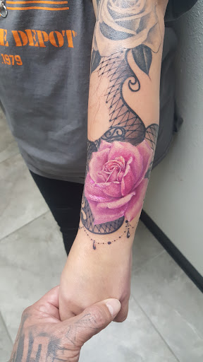 Explore circular tattoo ideas, creative tattoo ideas in Phoenix, available at Grand Avenue Tattoo & Piercings