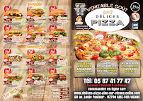 Menu / carte de Délices pizza à Aixe-sur-Vienne