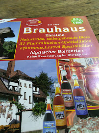 Brauhaus Ehrstein à Hinterweidenthal menu