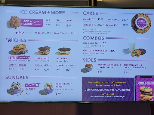 Cookie Shop «Insomnia Cookies», reviews and photos, 12101 University Blvd #225, Orlando, FL 32817, USA