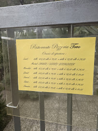 Ristorante Pizzeria Tovo à Limone sul Garda carte