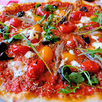 Pizza du Restaurant Le Rocher - Pizzeria - Chambres d'Hôtes - Gîte - Pyrénées - Barbazan - Tiers lieu - n°16