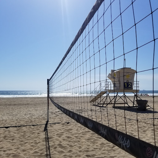 Beach volleyball court Orange