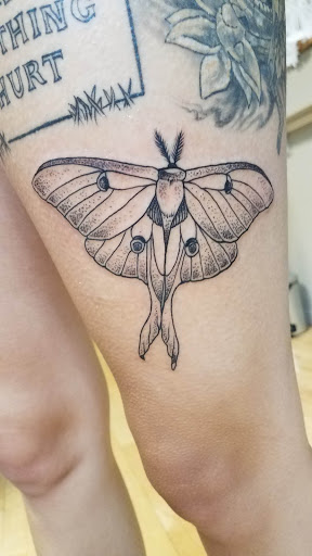 Explore goofy tattoo ideas, creative tattoo ideas in Winona, available at Black Moth Tattoo