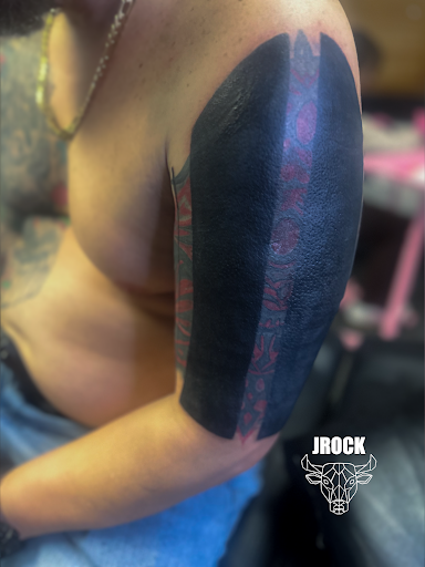 Explore trippy mushroom tattoo ideas, creative tattoo ideas in Jacksonville, available at Oxford Ink Tattoo