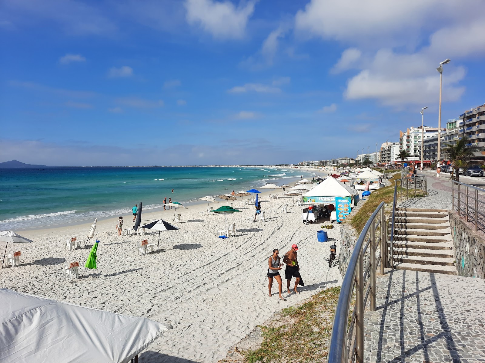 Fotografija Plaža Praca das Aguas z beli fini pesek površino