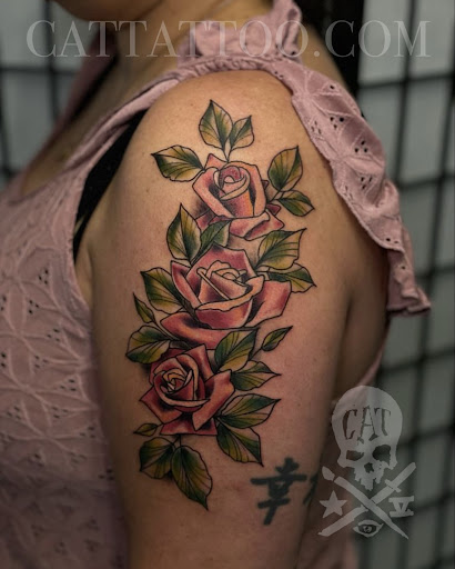 Explore g59 tattoo ideas, creative tattoo ideas in Addison, available at Cat Tattoo