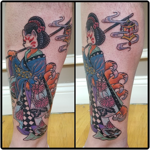Explore skateboarding tattoo ideas, creative tattoo ideas in East Boston, available at Wave n Pave Tattoo