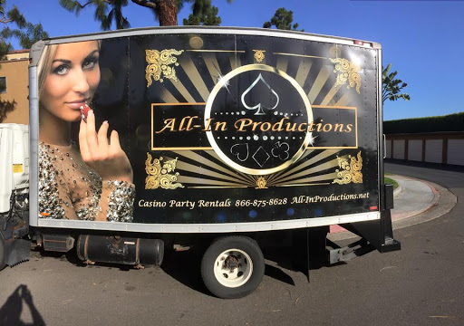 Party Equipment Rental Service «All-In Productions Casino Rentals, LLC», reviews and photos, 11233 Slater Ave, Fountain Valley, CA 92708, USA