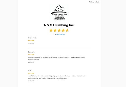A & S Plumbing Inc image