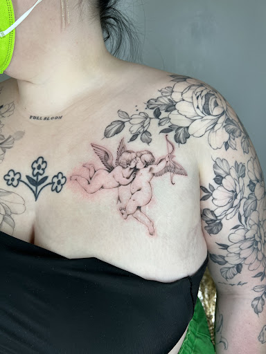Explore heart tattoo ideas, creative tattoo ideas in Portland, available at Midnight Tattoo