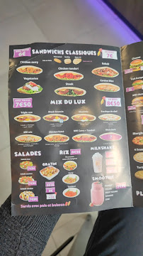 Menu / carte de My Way à Tours