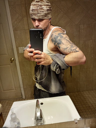 Explore cross sleeve tattoo ideas, creative tattoo ideas in East Stroudsburg, available at Faimeouz Ink