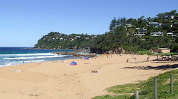 Whale Beach'in fotoğrafı geniş bir kıyı şeridi ile birlikte