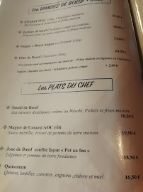 Le T Quatre à Annecy menu