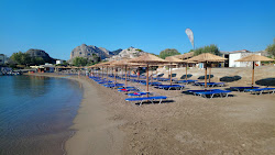Foto van Kolimbia Strand met hoog niveau van netheid