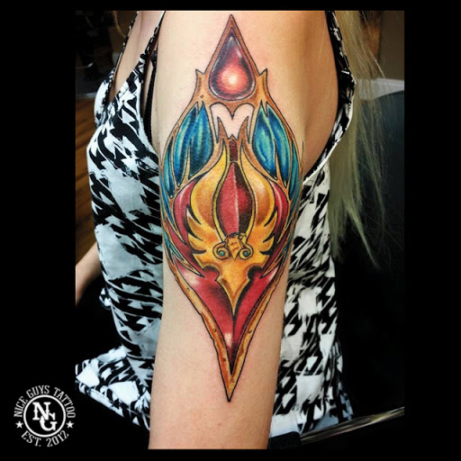 Explore long distance friendship tattoo ideas, creative tattoo ideas in Lawrenceburg, available at Nice Guys Tattoo