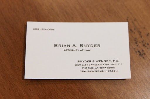 Personal Injury Attorney «Snyder & Wenner, P.C.», reviews and photos