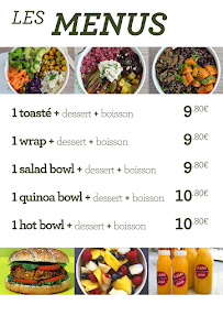 Dubble Nantes Euronantes | Healthy Food à Nantes carte