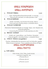 Restaurant indien 2nd Wife (Indian Restaurant) à Sterzing (le menu)