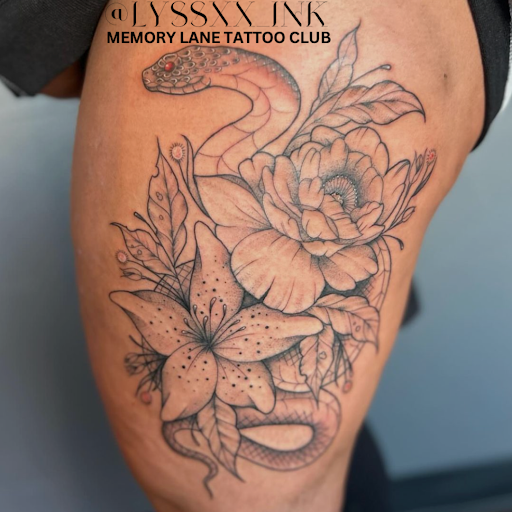 Explore neck tattoos for men ideas, creative tattoo ideas in Indianapolis, available at Memory Lane Tattoo Club