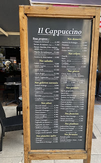 Menu du Il Cappuccino bar restaurant à Briançon