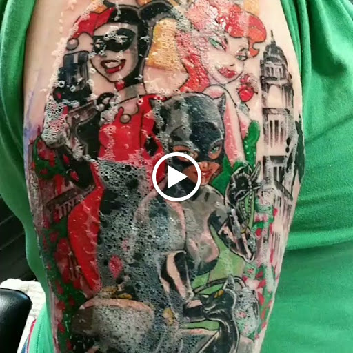Explore weightlifting tattoo ideas, creative tattoo ideas in Hillsborough, available at Inkognito tattoo