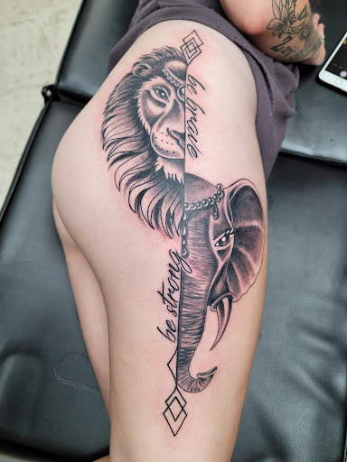 Explore his and her tattoos ideas, creative tattoo ideas in Chattanooga, available at Custom Concepts Ink