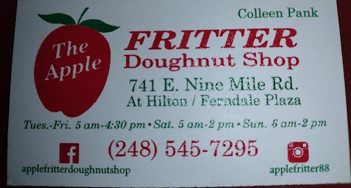 Donut Shop «Apple Fritter Donut Shop», reviews and photos, 741 E 9 Mile Rd, Ferndale, MI 48220, USA