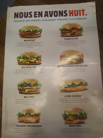 Burger King à Saint-Nazaire-d'Aude carte