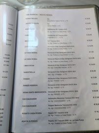 Restaurant italien Trattoria Antica Macelleria à San Gimignano (la carte)