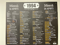 Menu du 1994 da Santino à Squinzano