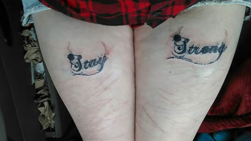 Explore line tattoo ideas, creative tattoo ideas in Hudson Falls, available at ALTERED ADDICTION TATTOOS