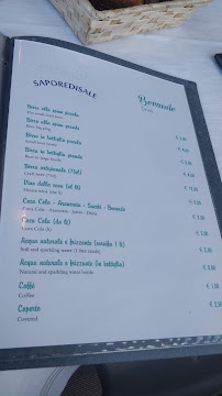 Restaurant de fruits de mer Ristorante Sapore di Sale à Savelletri (la carte)