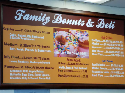 Dessert Shop «Family Donuts & Deli», reviews and photos, 9045 Fair Oaks Blvd, Carmichael, CA 95608, USA