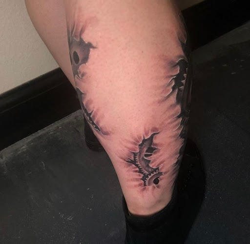 Explore tattoo ideas date of birth, creative tattoo ideas in Odessa, available at Black Cat Tattoo Company