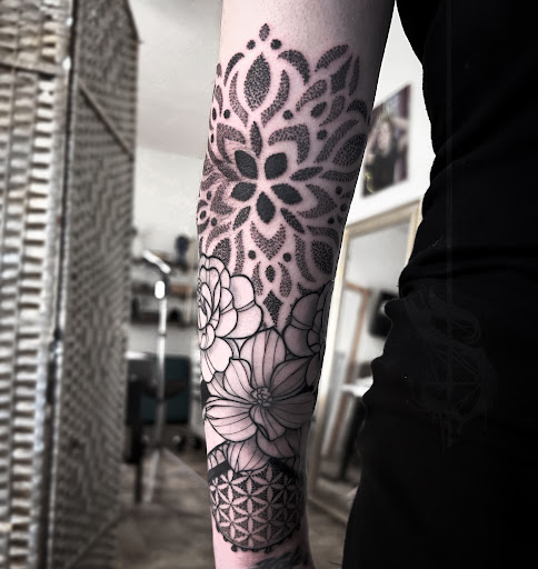 Explore mateo tattoo ideas, creative tattoo ideas in Lopez Island, available at Soot and Bone Body Art Studio