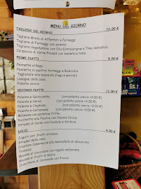 Menu / carte de Lo Vierdzà à Torgnon