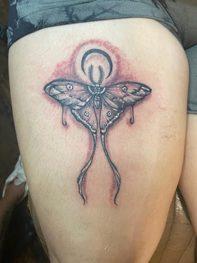 Explore rest in peace tattoo ideas, creative tattoo ideas in Roanoke, available at RailYard INK