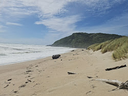 Foto von Heaphy Hut Beach mit langer gerader strand